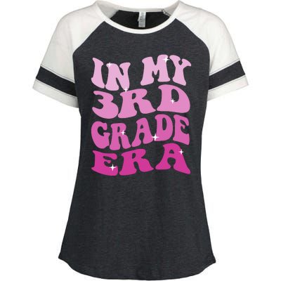 Back To School In My 3rd Grade Era Enza Ladies Jersey Colorblock Tee