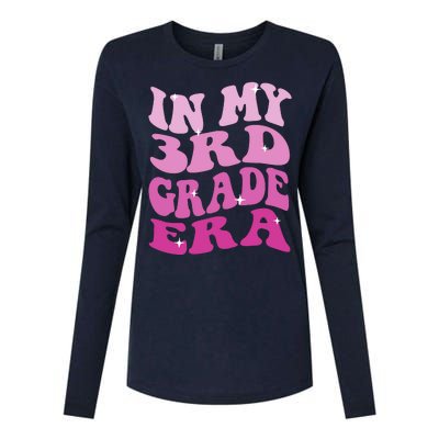 Back To School In My 3rd Grade Era Womens Cotton Relaxed Long Sleeve T-Shirt