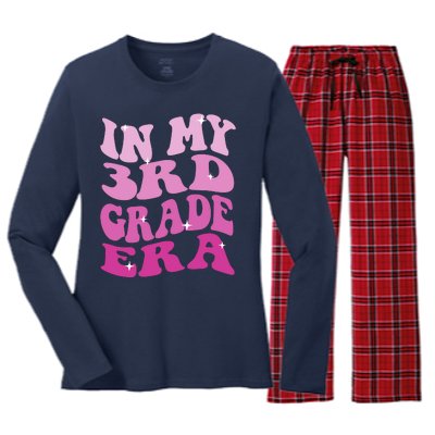 Back To School In My 3rd Grade Era Women's Long Sleeve Flannel Pajama Set 