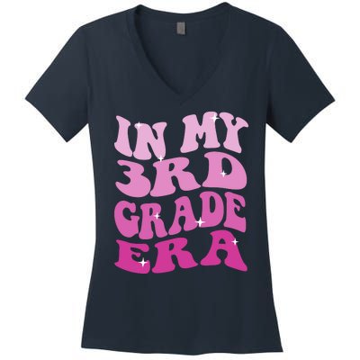 Back To School In My 3rd Grade Era Women's V-Neck T-Shirt