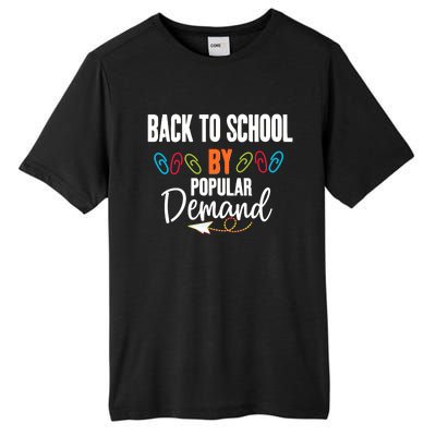 Back To School By Popular Ded Typography Gift Tall Fusion ChromaSoft Performance T-Shirt