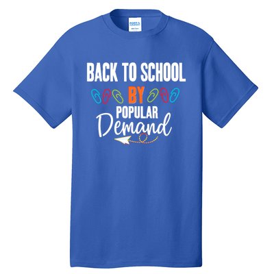 Back To School By Popular Ded Typography Gift Tall T-Shirt