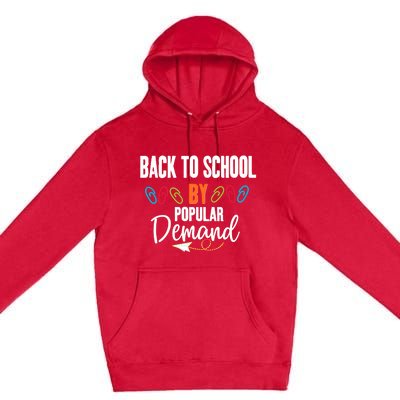 Back To School By Popular Ded Typography Gift Premium Pullover Hoodie