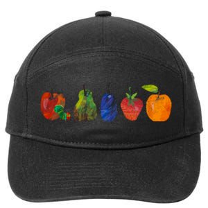 Back To School Cute Hungry Caterpillar Teacher Kindergarten 7-Panel Snapback Hat