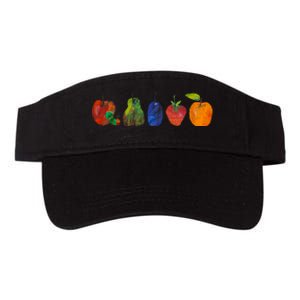 Back To School Cute Hungry Caterpillar Teacher Kindergarten Valucap Bio-Washed Visor