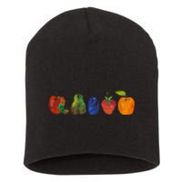 Back To School Cute Hungry Caterpillar Teacher Kindergarten Short Acrylic Beanie