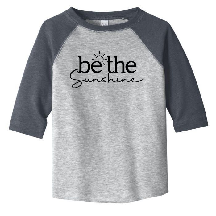 Be The Sunshine Retro Beach Vacation Summer Quote Wo Gift Toddler Fine Jersey T-Shirt