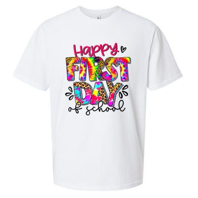 Back To School Teacher Student Happy First Day Of School Sueded Cloud Jersey T-Shirt