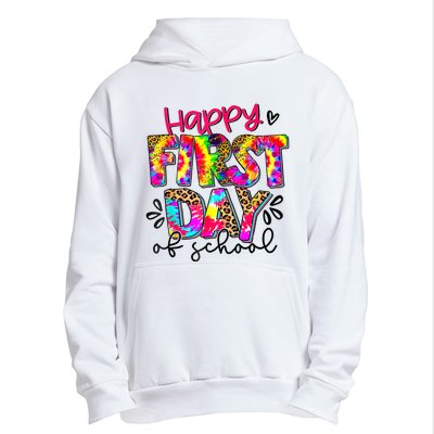 Back To School Teacher Student Happy First Day Of School Urban Pullover Hoodie