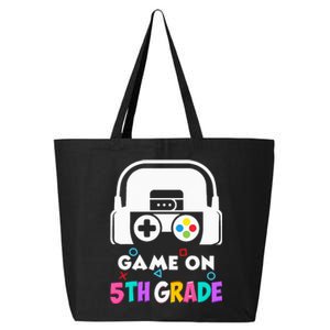 Back To School Game On 5th Grade Funny Gamer 25L Jumbo Tote