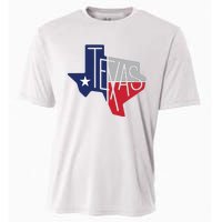 Beautiful Texas State Flag Star Silhouette Cooling Performance Crew T-Shirt