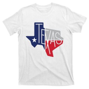 Beautiful Texas State Flag Star Silhouette T-Shirt