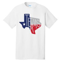 Beautiful Texas State Flag Star Silhouette Tall T-Shirt