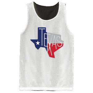 Beautiful Texas State Flag Star Silhouette Mesh Reversible Basketball Jersey Tank