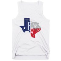 Beautiful Texas State Flag Star Silhouette Tank Top