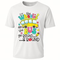 Back To School Funny The WHEELS On The BUS School Bus Driver Performance Shirt