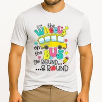 Back To School Funny The WHEELS On The BUS School Bus Driver Performance Shirt