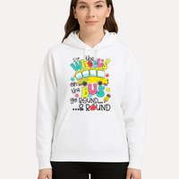 Back To School Funny The WHEELS On The BUS School Bus Driver Hoodie