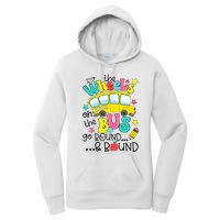 Back To School Funny The WHEELS On The BUS School Bus Driver Women's Pullover Hoodie