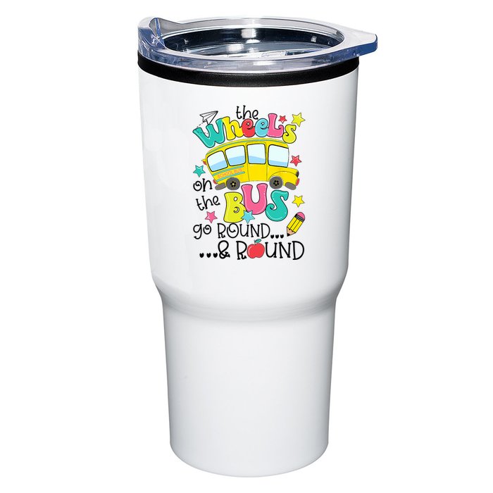 Back To School Funny The WHEELS On The BUS School Bus Driver Tumbler