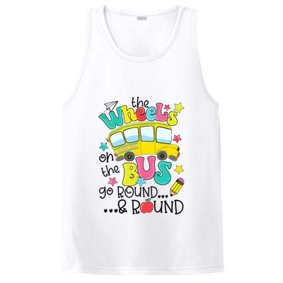 Back To School Funny The WHEELS On The BUS School Bus Driver PosiCharge Competitor Tank