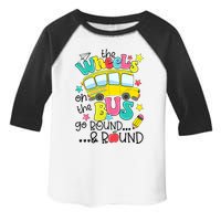 Back To School Funny The WHEELS On The BUS School Bus Driver Toddler Fine Jersey T-Shirt