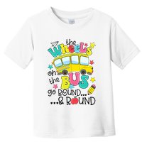 Back To School Funny The WHEELS On The BUS School Bus Driver Toddler T-Shirt