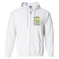 Back To School Funny The WHEELS On The BUS School Bus Driver Full Zip Hoodie