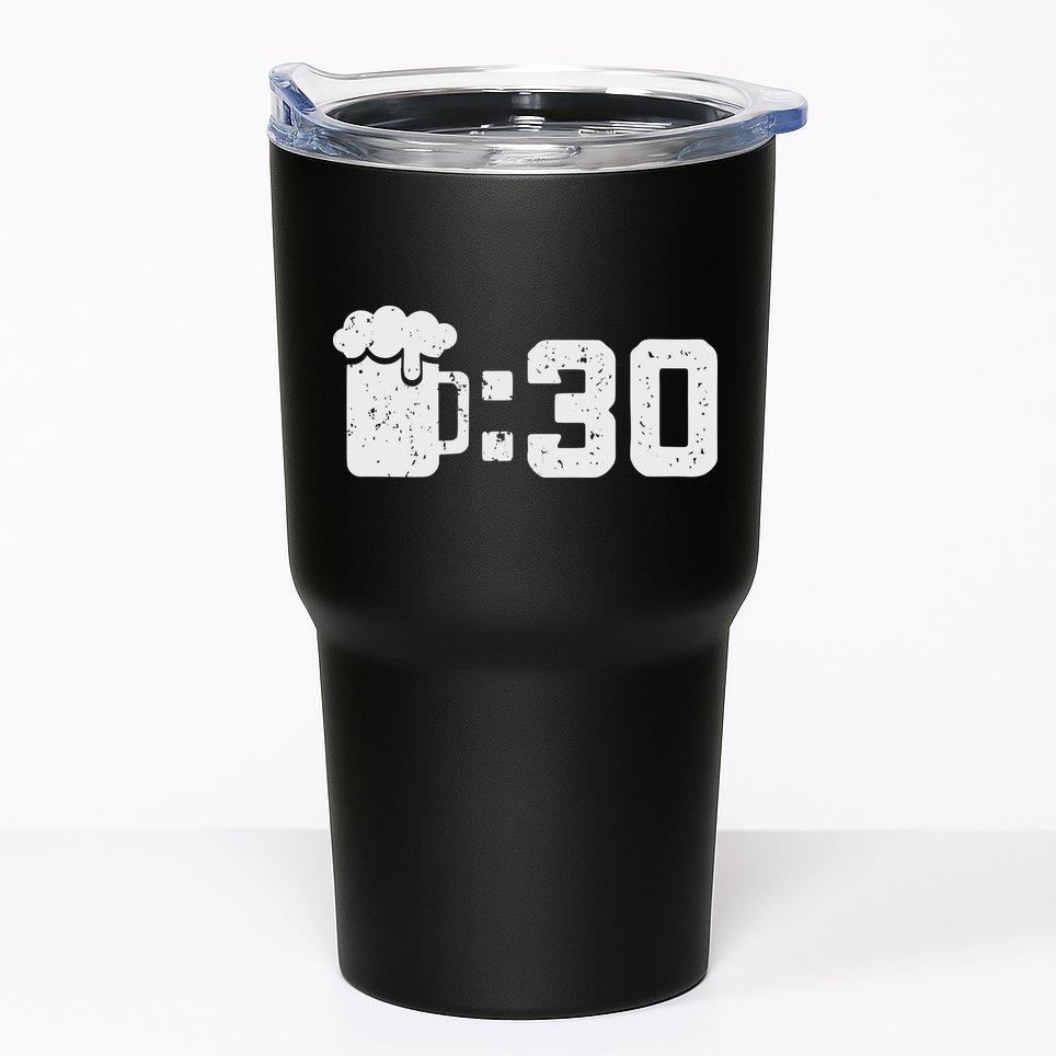 Beer Thirty St Patricks Shamrock Lucky Green Irish Tumbler