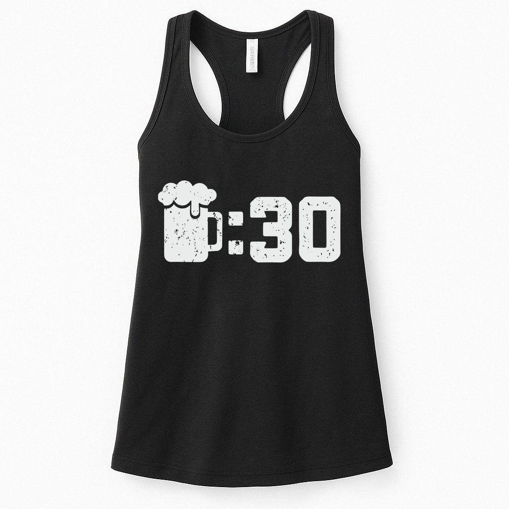 Beer Thirty St Patricks Shamrock Lucky Green Irish Womens Tank Top