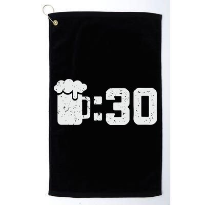 Beer Thirty St Patricks Shamrock Lucky Green Irish Golf Towel