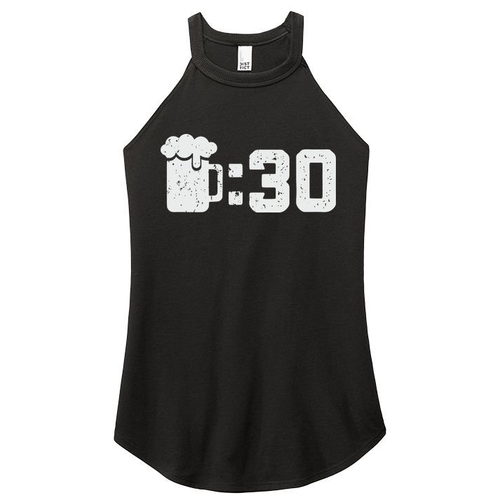 Beer Thirty St Patricks Shamrock Lucky Green Irish Women's Perfect Tri Rocker Tank