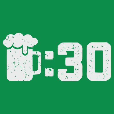 Beer Thirty St Patricks Shamrock Lucky Green Irish T-Shirt