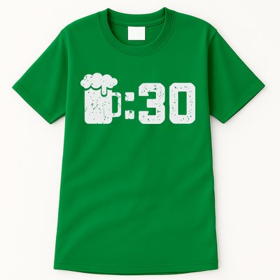 Beer Thirty St Patricks Shamrock Lucky Green Irish Tall T-Shirt