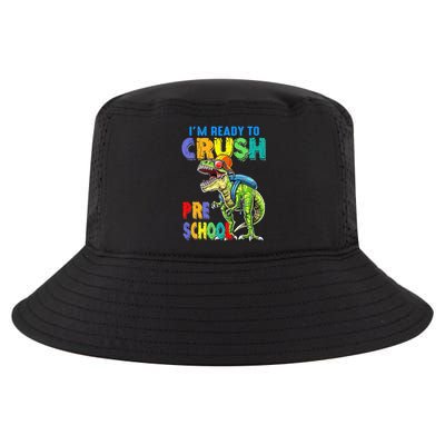 Back To School Dinosaur I Am Ready To Crush Pre School Cool Comfort Performance Bucket Hat