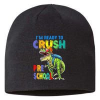 Back To School Dinosaur I Am Ready To Crush Pre School Sustainable Beanie