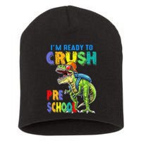 Back To School Dinosaur I Am Ready To Crush Pre School Short Acrylic Beanie