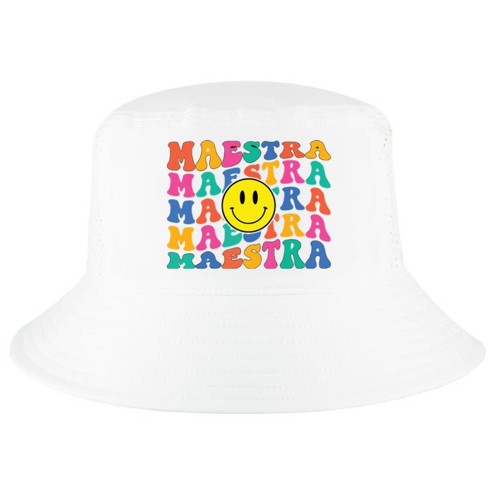 Back To School Maestra Cute Funny Spanish Teacher Cool Comfort Performance Bucket Hat