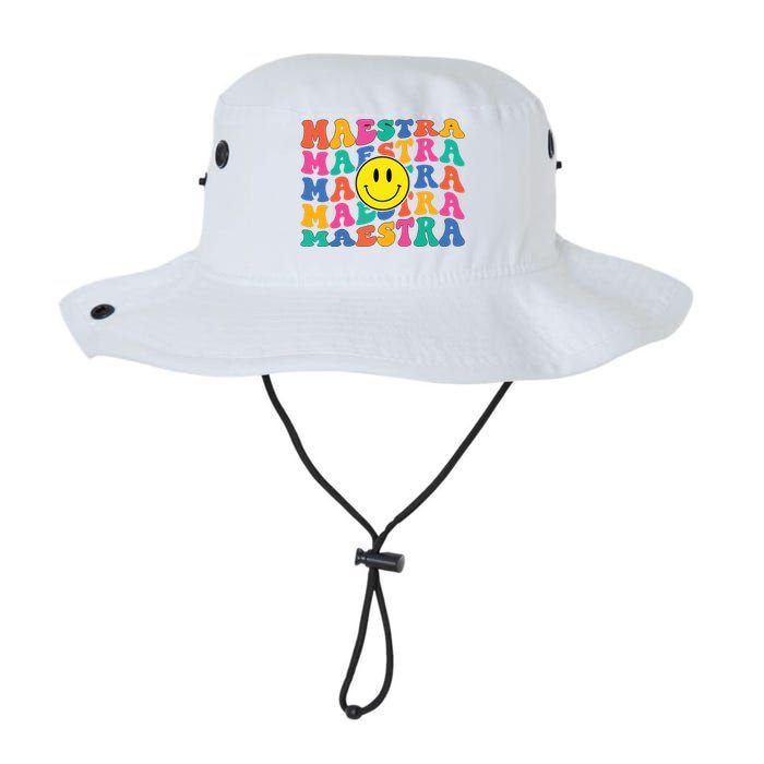 Back To School Maestra Cute Funny Spanish Teacher Legacy Cool Fit Booney Bucket Hat