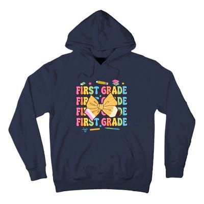 Back To School First Grade Tall Hoodie