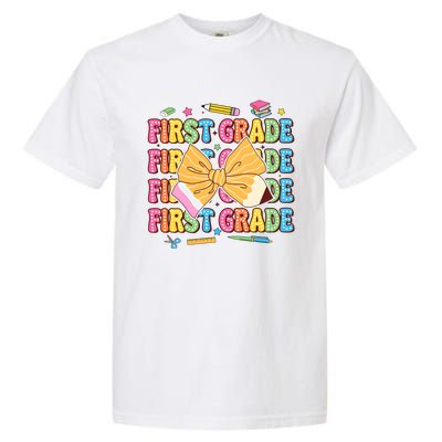 Back To School First Grade Garment-Dyed Heavyweight T-Shirt