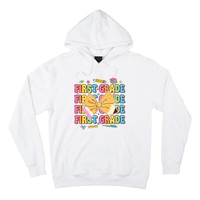 Back To School First Grade Hoodie