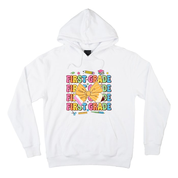 Back To School First Grade Hoodie