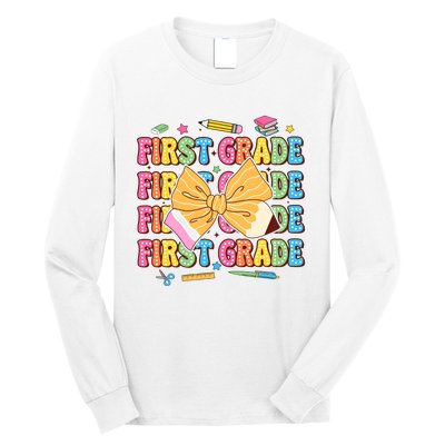 Back To School First Grade Long Sleeve Shirt