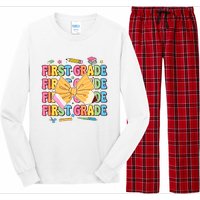 Back To School First Grade Long Sleeve Pajama Set