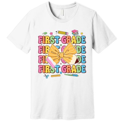 Back To School First Grade Premium T-Shirt