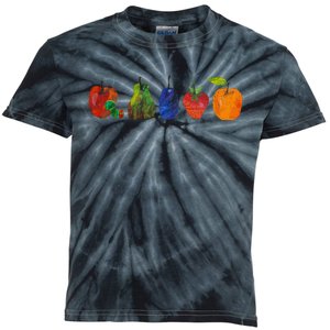 Back To School Cute Hungry Caterpillar Teacher Kindergarten Gift Kids Tie-Dye T-Shirt