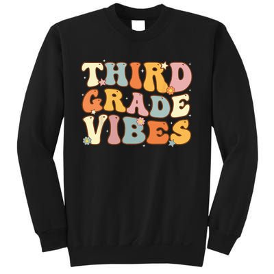 Back To School Third Grade Vibes Student Teacher Women Kids Sweatshirt