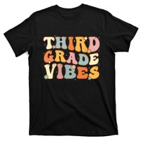 Back To School Third Grade Vibes Student Teacher Women Kids T-Shirt