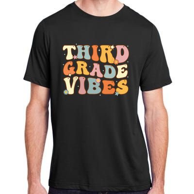 Back To School Third Grade Vibes Student Teacher Women Kids Adult ChromaSoft Performance T-Shirt